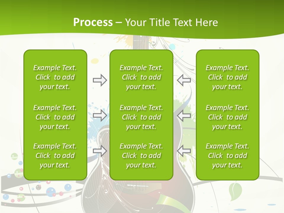 Pattern Guitar Sound PowerPoint Template