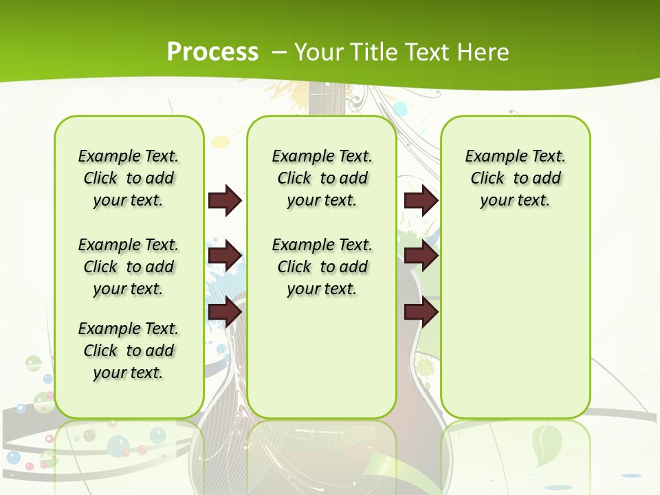 Pattern Guitar Sound PowerPoint Template