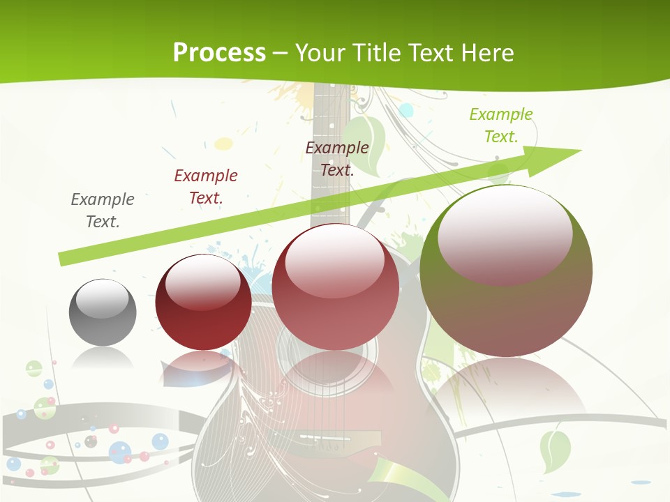 Pattern Guitar Sound PowerPoint Template