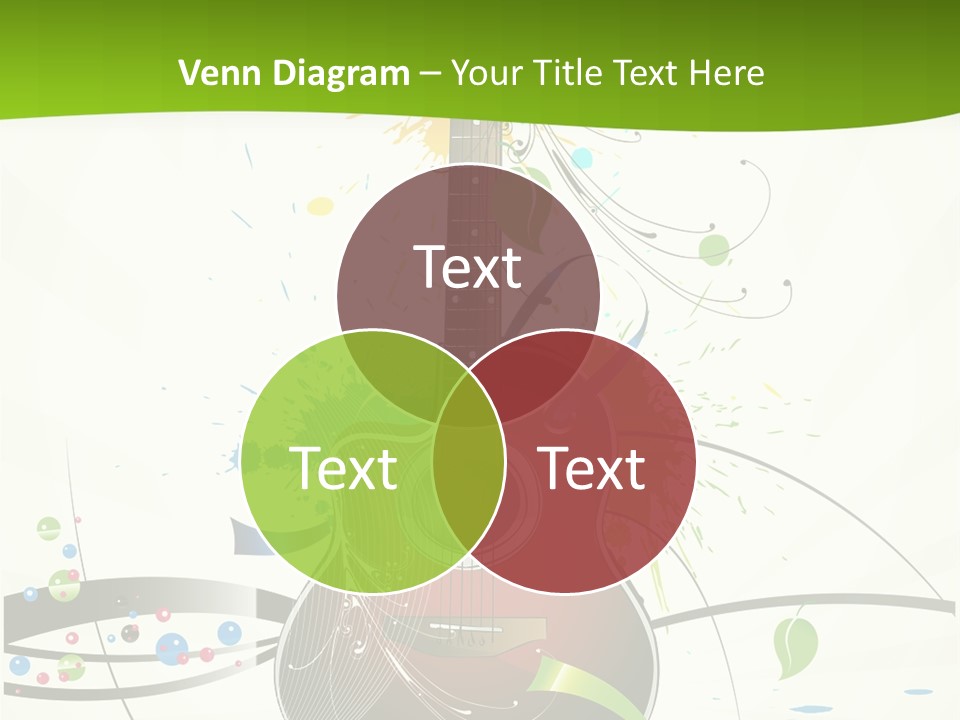 Pattern Guitar Sound PowerPoint Template