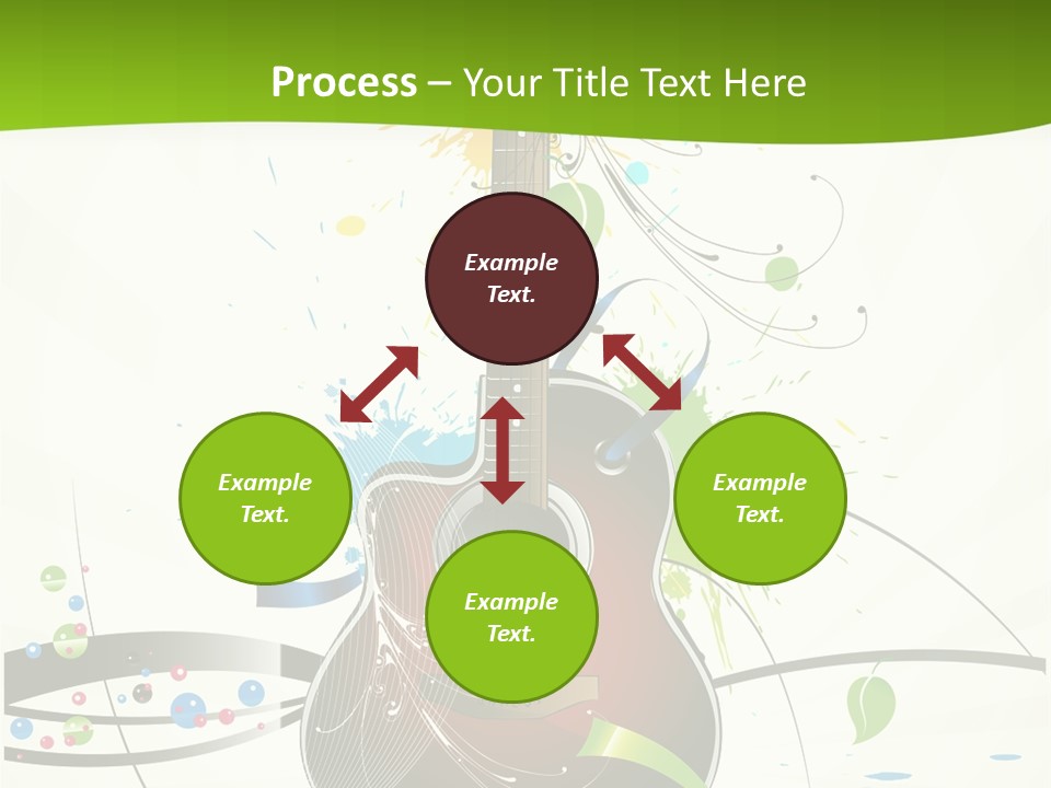 Pattern Guitar Sound PowerPoint Template