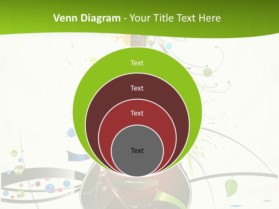 Pattern Guitar Sound PowerPoint Template