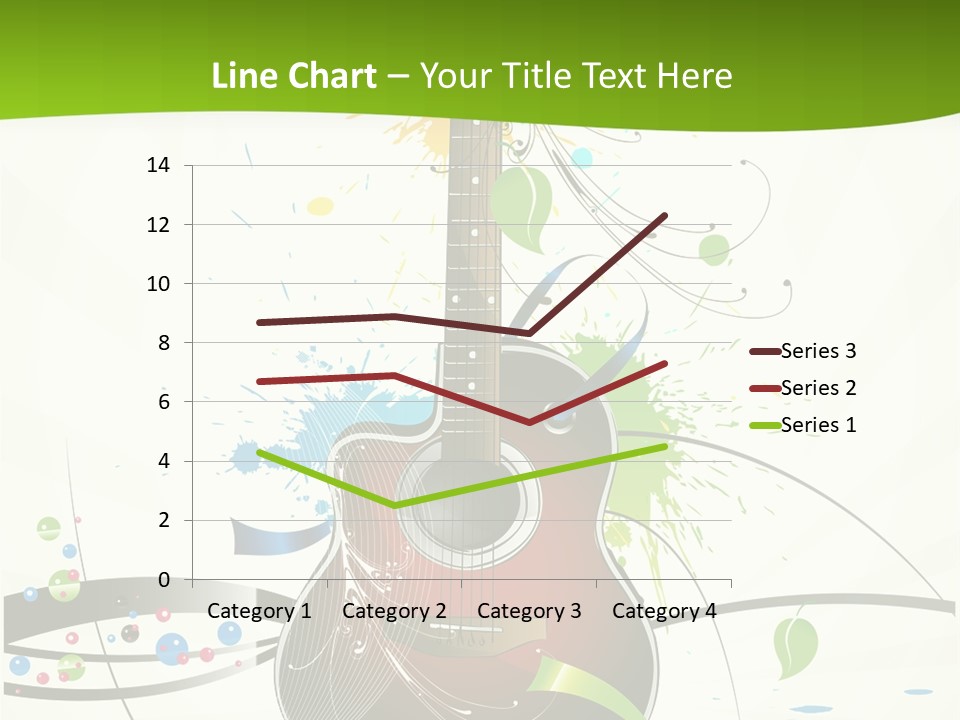 Pattern Guitar Sound PowerPoint Template
