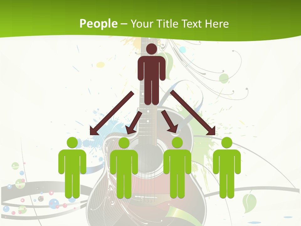 Pattern Guitar Sound PowerPoint Template