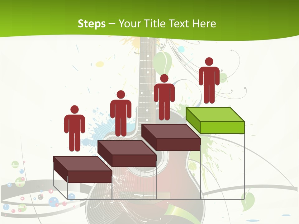 Pattern Guitar Sound PowerPoint Template