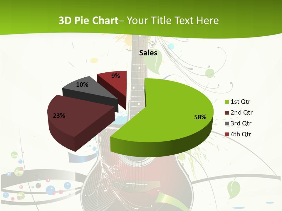 Pattern Guitar Sound PowerPoint Template
