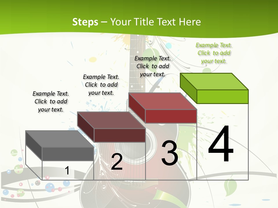 Pattern Guitar Sound PowerPoint Template