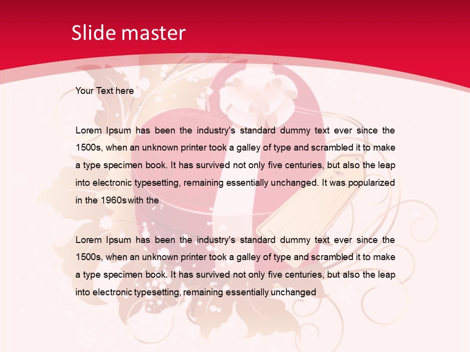 Decorative Decor Poster PowerPoint Template