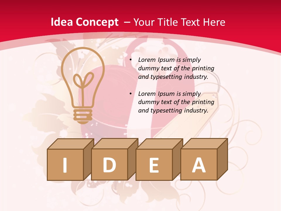 Decorative Decor Poster PowerPoint Template