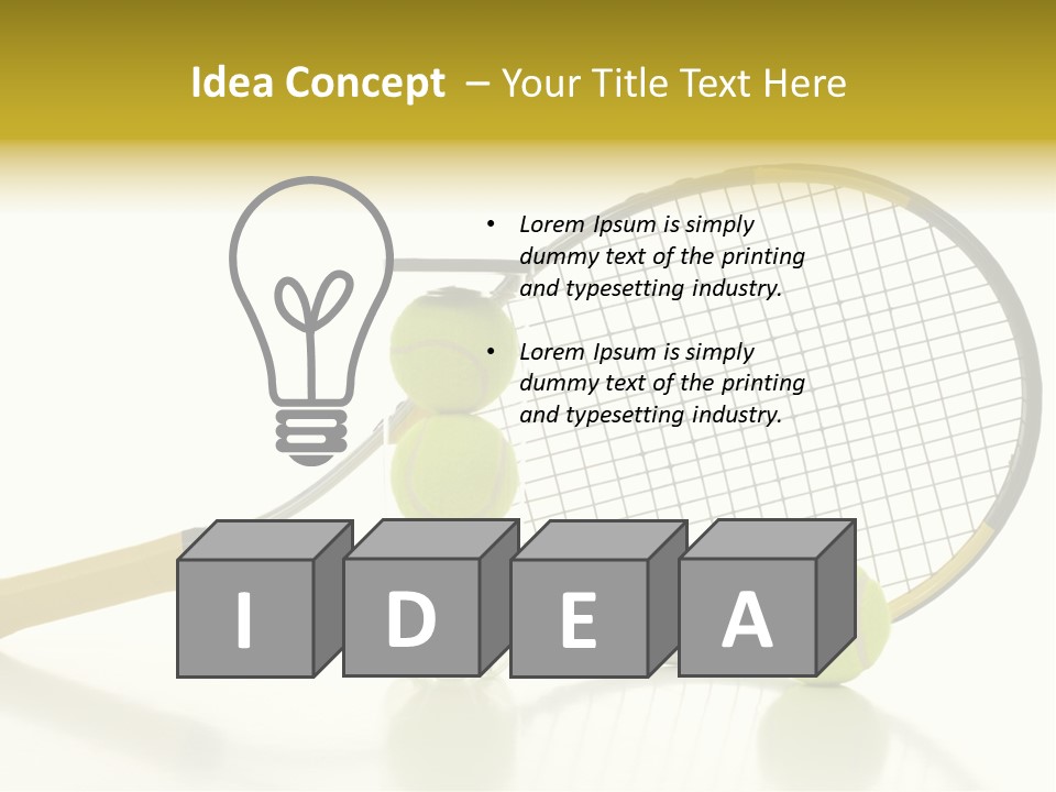 Supplies Space Strings PowerPoint Template