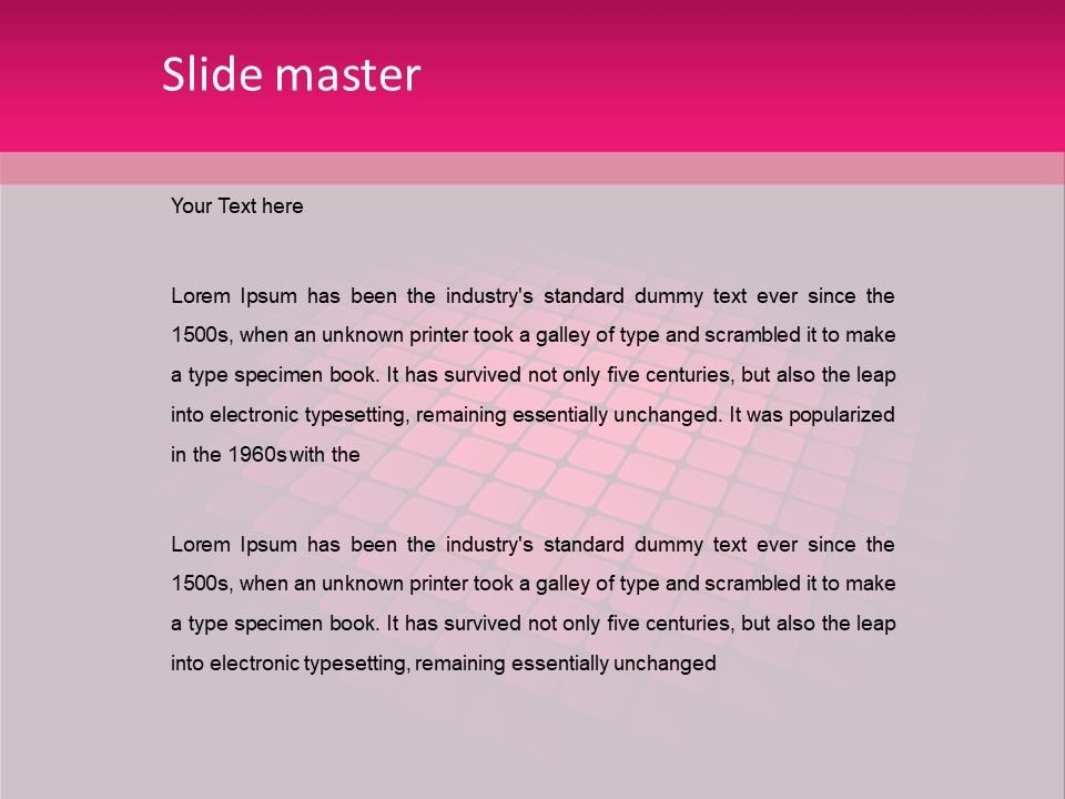 Color Round Blank PowerPoint Template