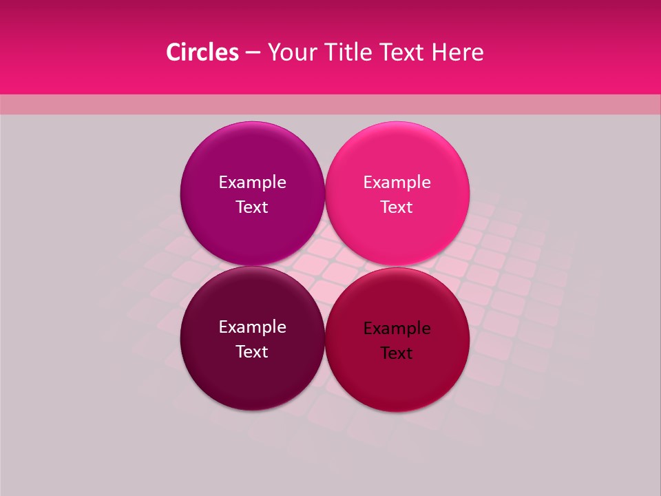 Color Round Blank PowerPoint Template