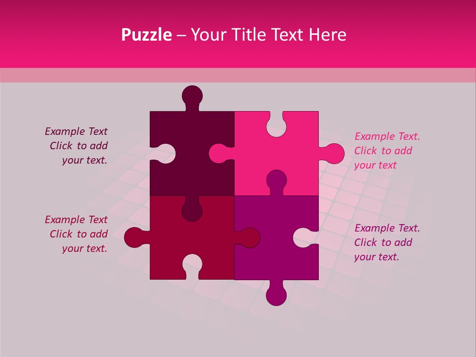 Color Round Blank PowerPoint Template