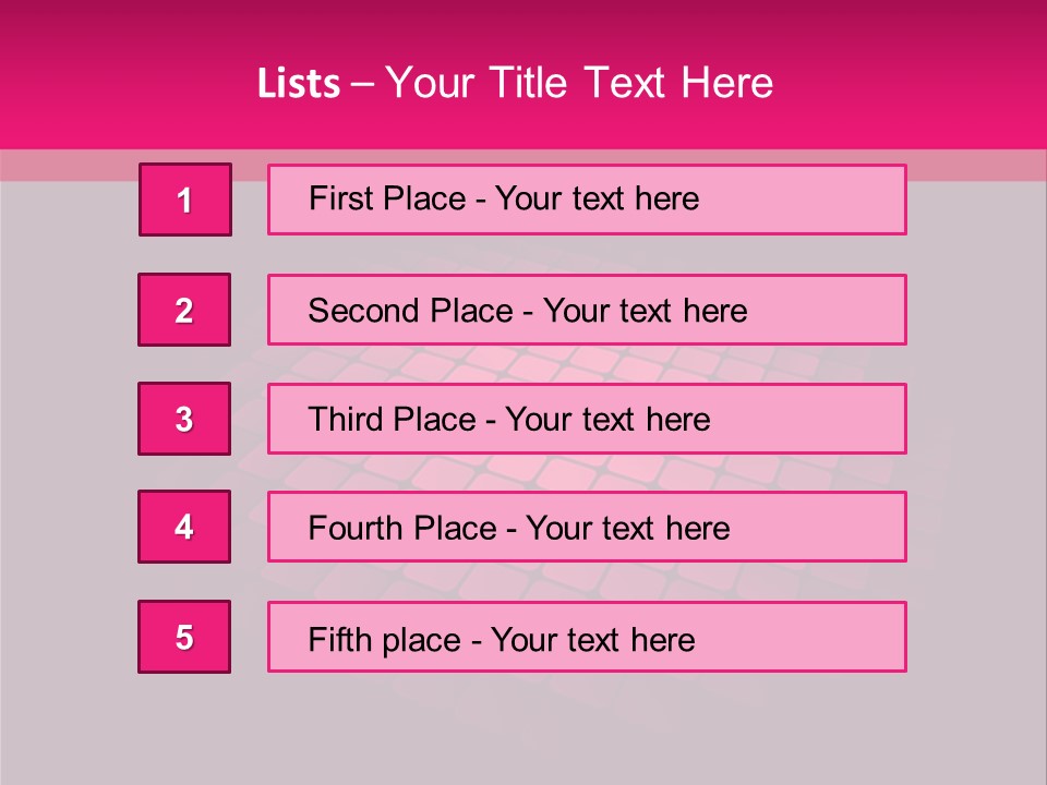 Color Round Blank PowerPoint Template