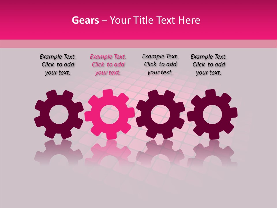 Color Round Blank PowerPoint Template