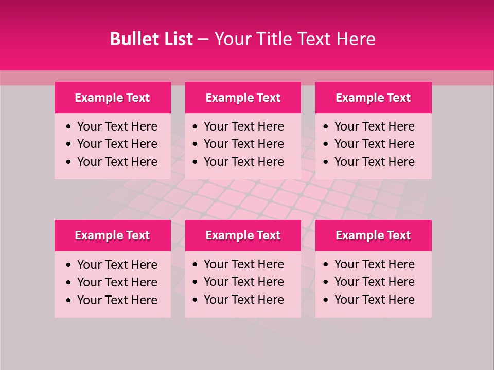 Color Round Blank PowerPoint Template