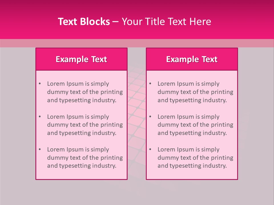 Color Round Blank PowerPoint Template