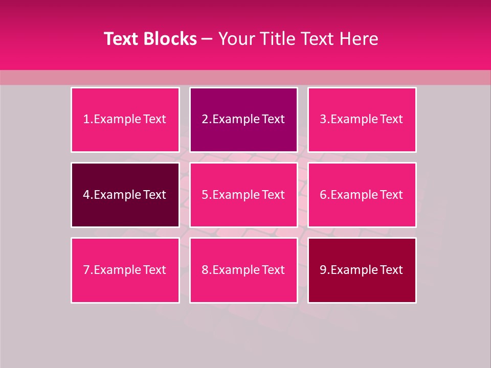 Color Round Blank PowerPoint Template