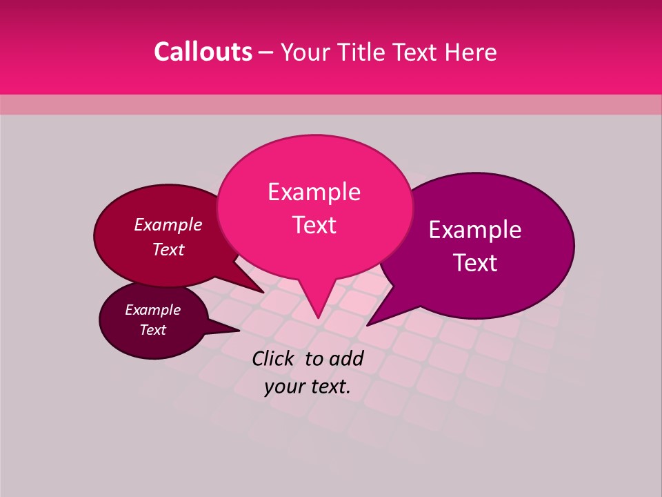 Color Round Blank PowerPoint Template