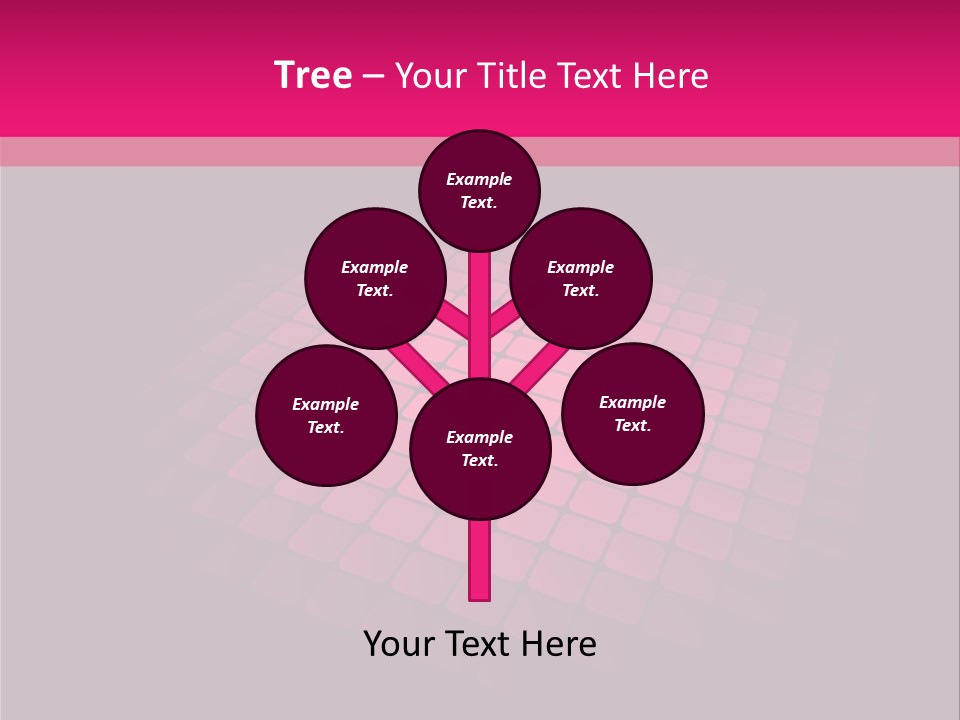 Color Round Blank PowerPoint Template