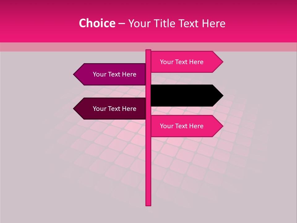 Color Round Blank PowerPoint Template