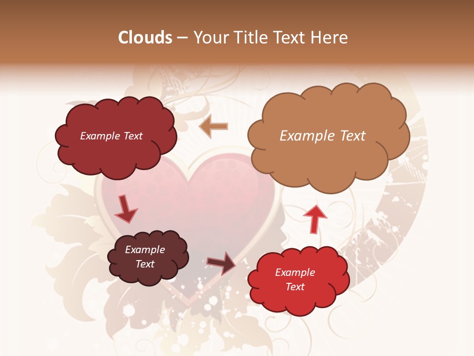 Love Clipart Drawing PowerPoint Template