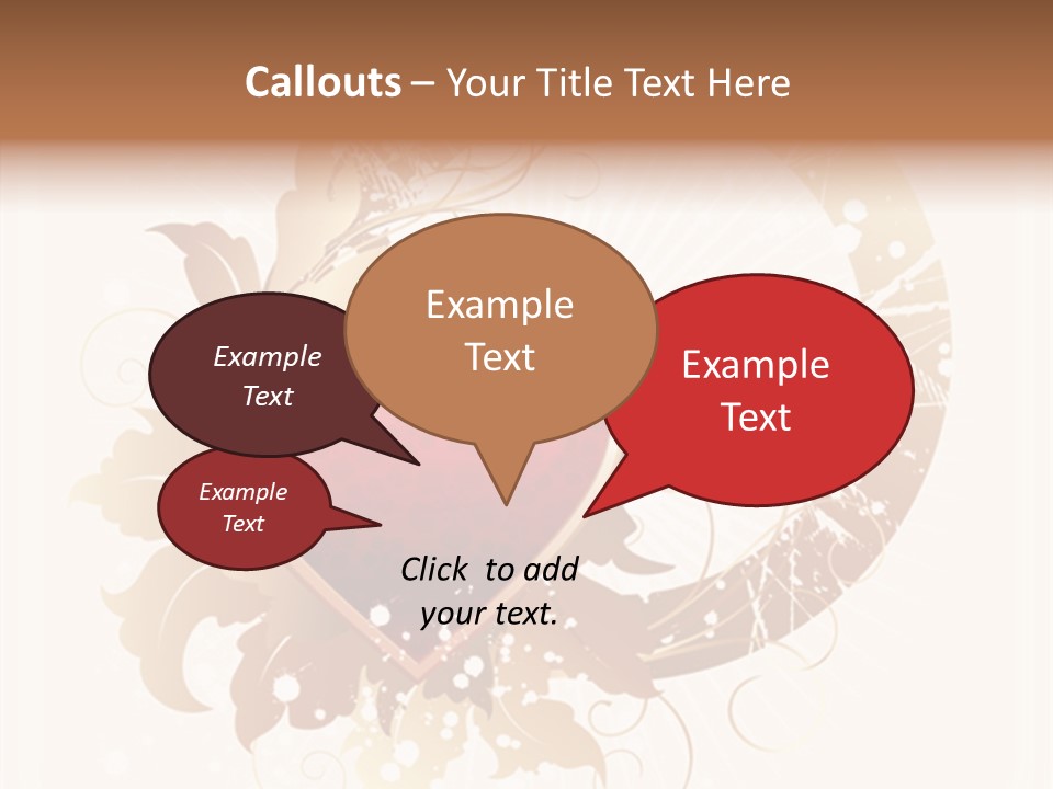 Love Clipart Drawing PowerPoint Template