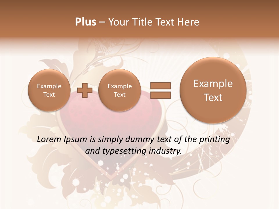 Love Clipart Drawing PowerPoint Template