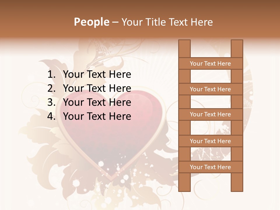 Love Clipart Drawing PowerPoint Template
