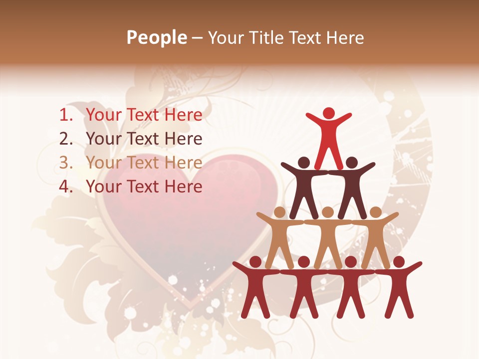 Love Clipart Drawing PowerPoint Template