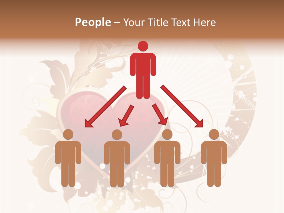 Love Clipart Drawing PowerPoint Template