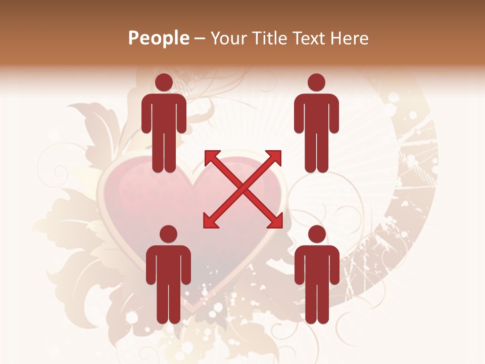 Love Clipart Drawing PowerPoint Template