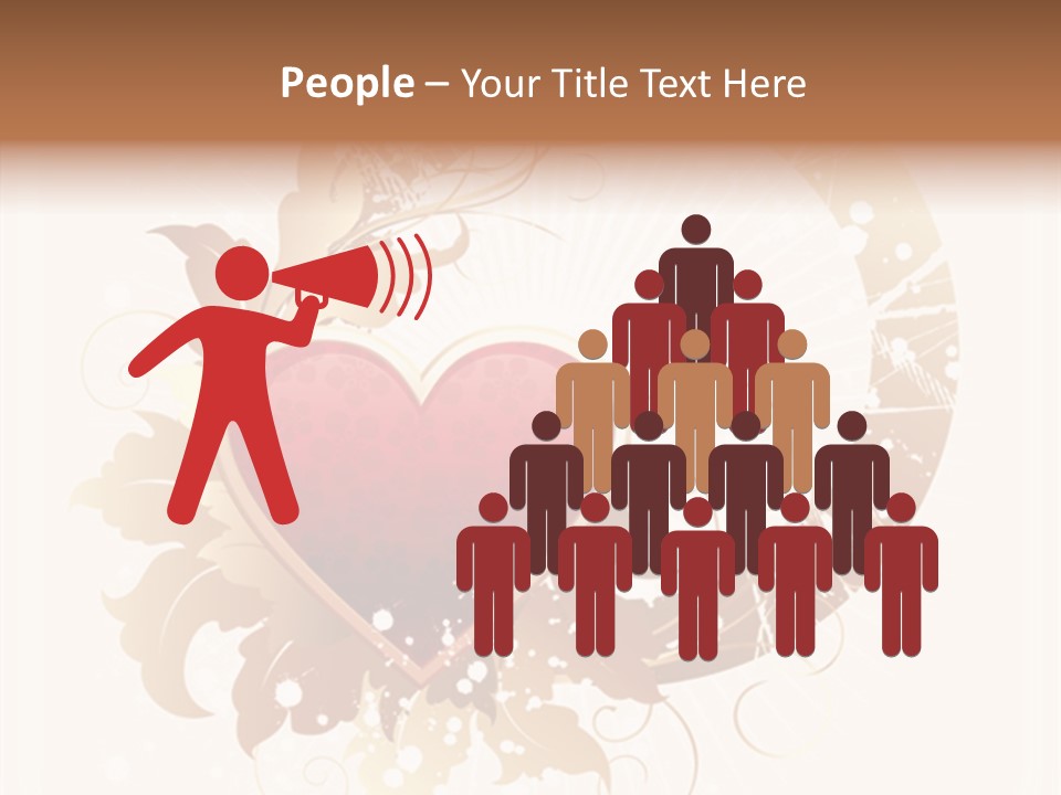Love Clipart Drawing PowerPoint Template