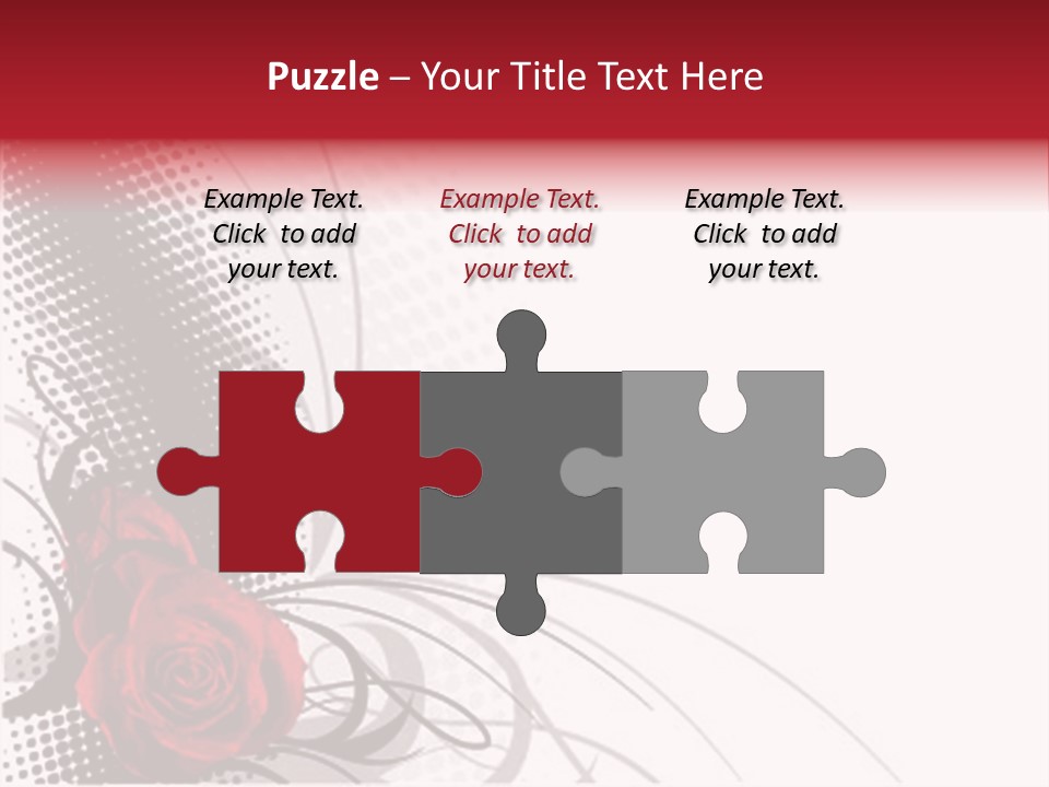 Grunge Valentine Fantasy PowerPoint Template