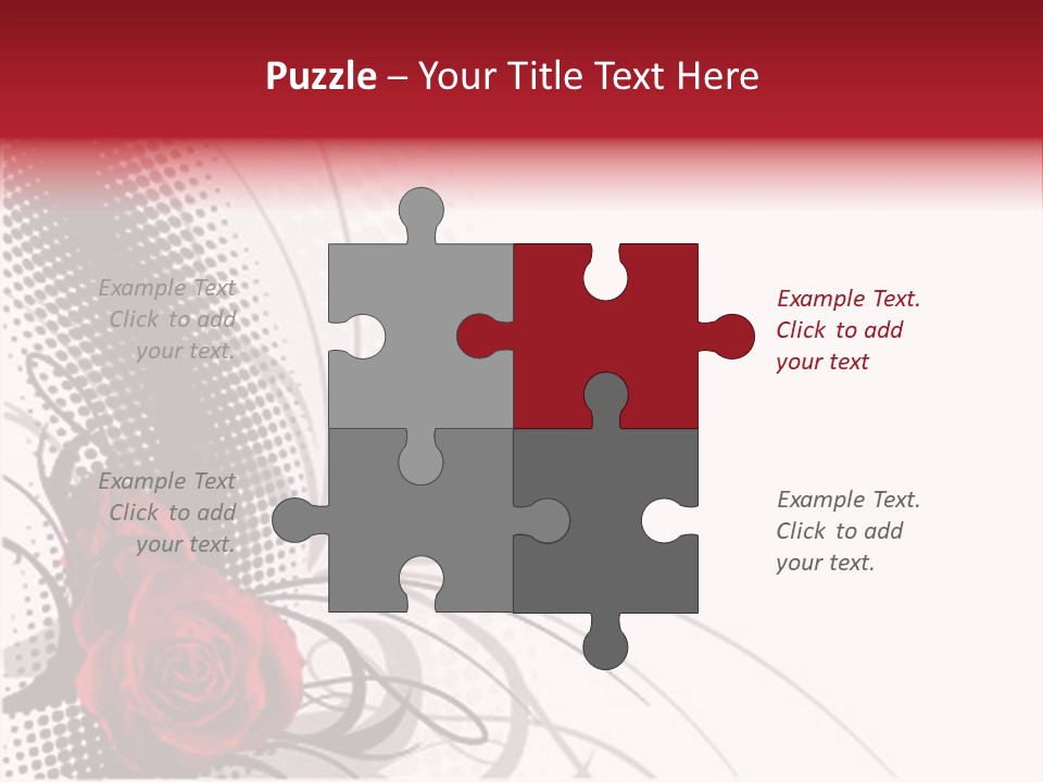 Grunge Valentine Fantasy PowerPoint Template