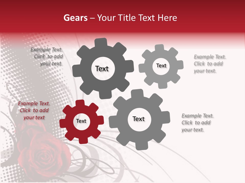 Grunge Valentine Fantasy PowerPoint Template