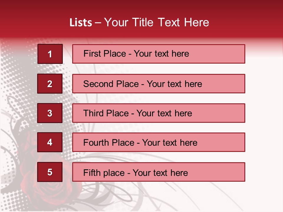 Grunge Valentine Fantasy PowerPoint Template