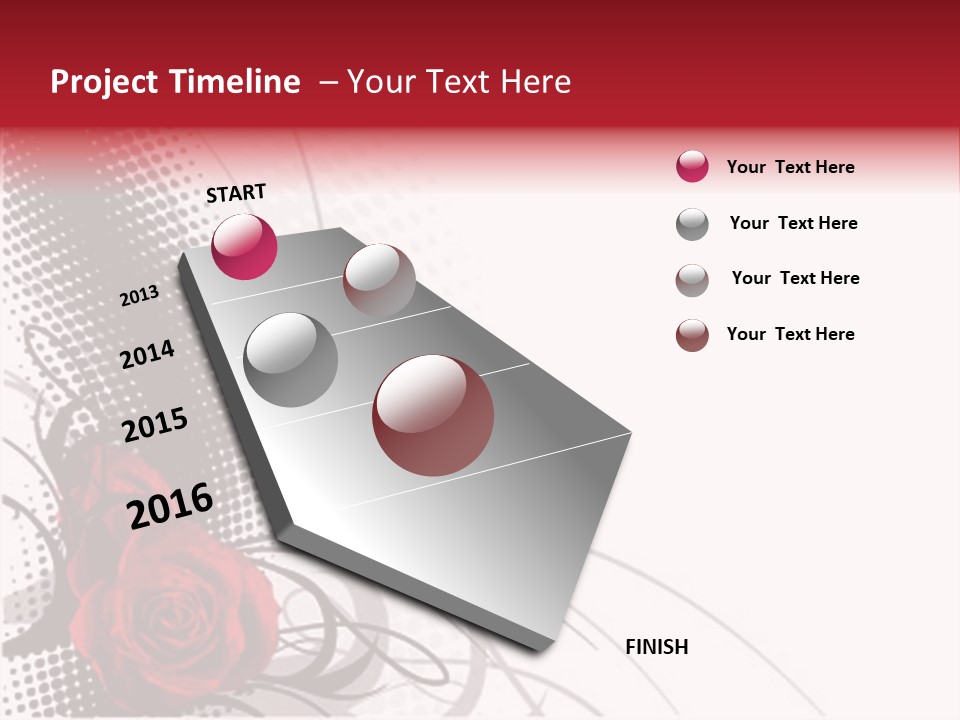Grunge Valentine Fantasy PowerPoint Template