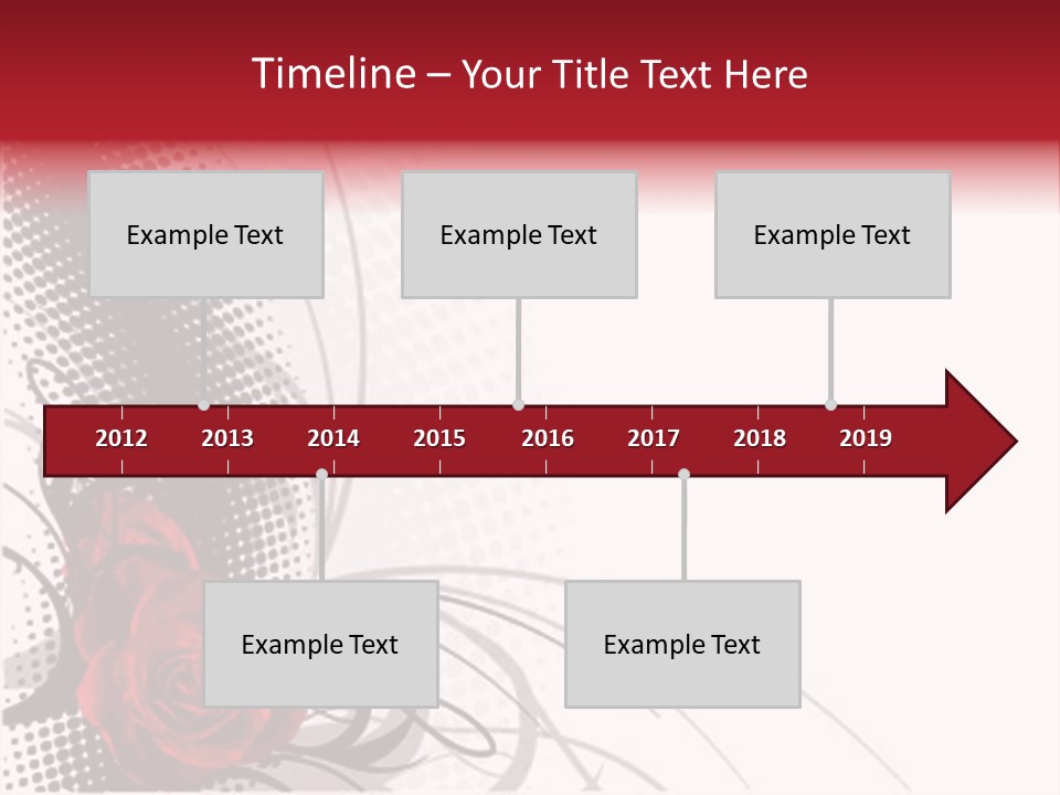 Grunge Valentine Fantasy PowerPoint Template