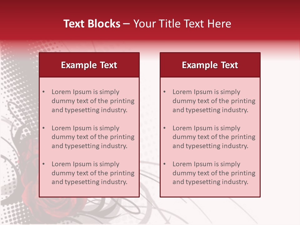 Grunge Valentine Fantasy PowerPoint Template