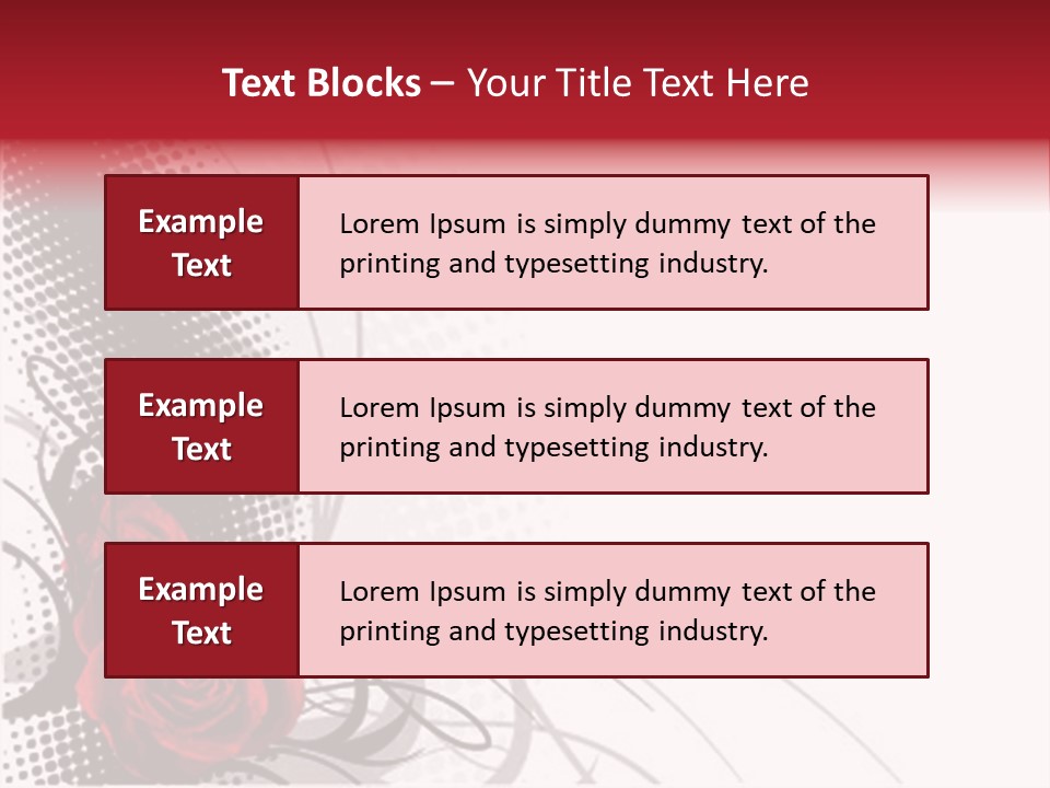 Grunge Valentine Fantasy PowerPoint Template