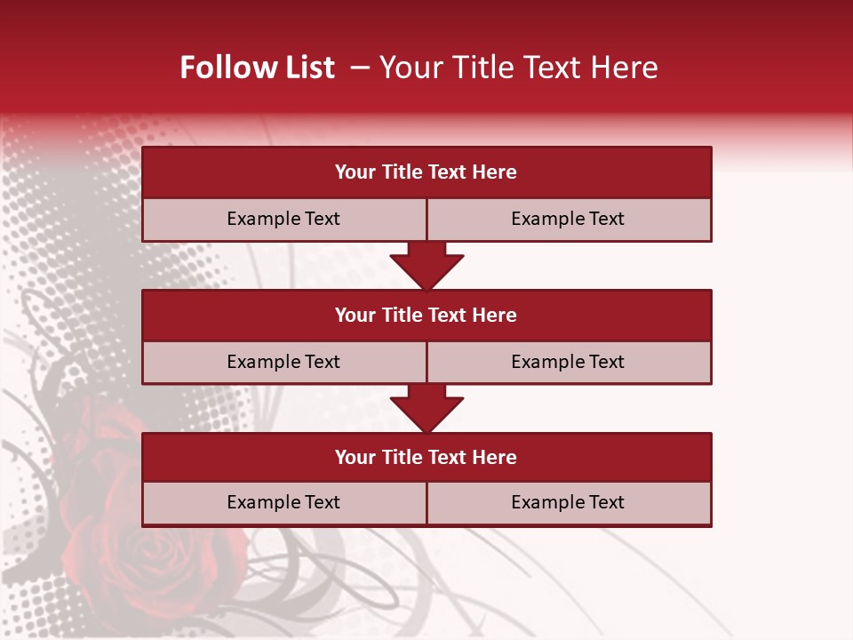 Grunge Valentine Fantasy PowerPoint Template