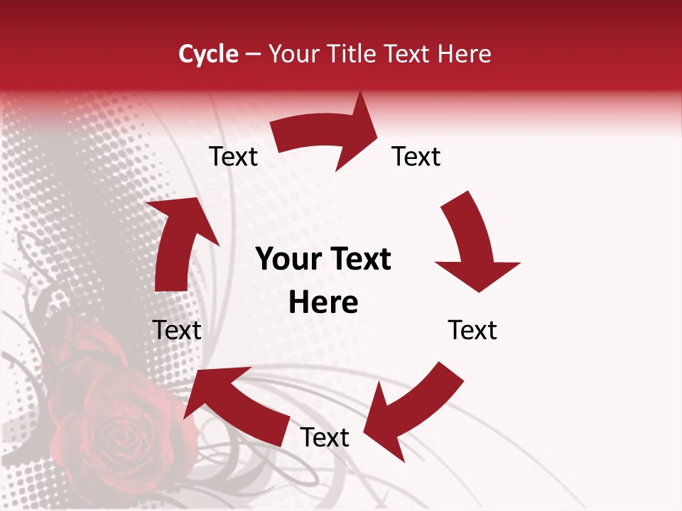 Grunge Valentine Fantasy PowerPoint Template