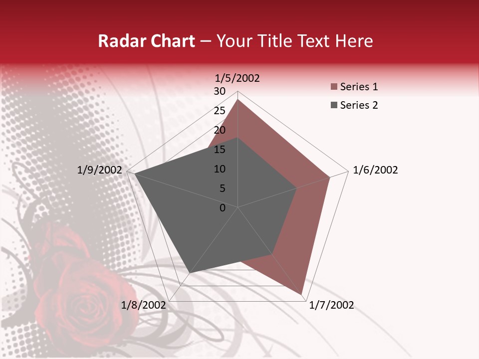 Grunge Valentine Fantasy PowerPoint Template