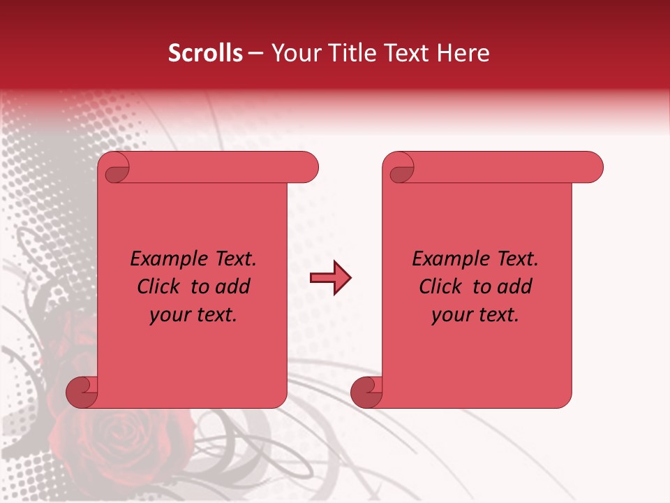 Grunge Valentine Fantasy PowerPoint Template