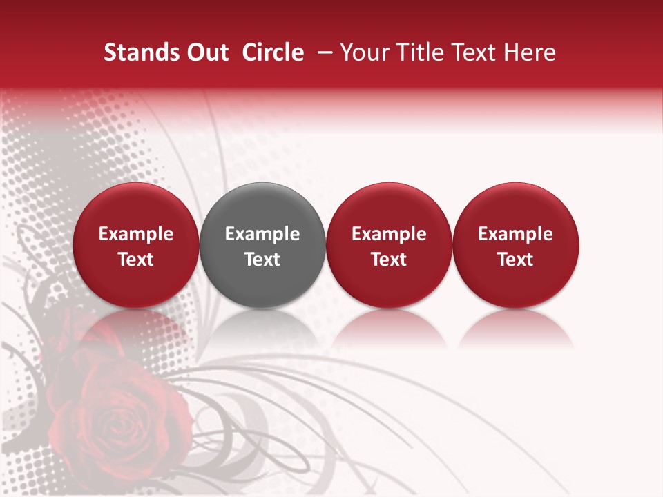 Grunge Valentine Fantasy PowerPoint Template