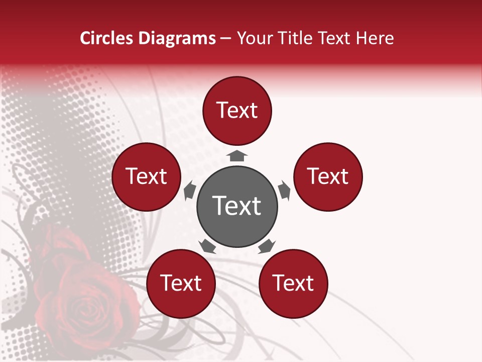 Grunge Valentine Fantasy PowerPoint Template