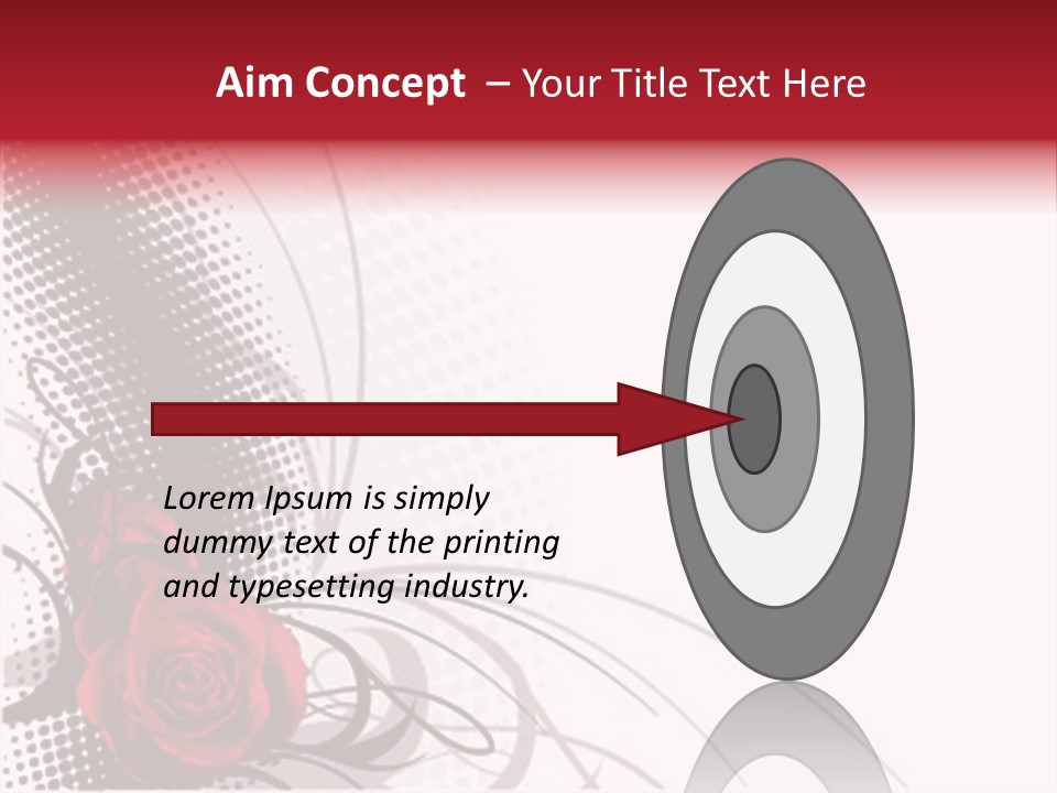 Grunge Valentine Fantasy PowerPoint Template