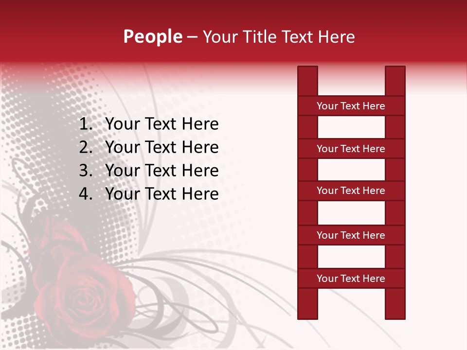 Grunge Valentine Fantasy PowerPoint Template