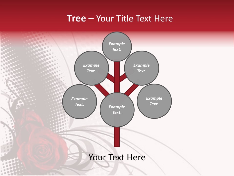 Grunge Valentine Fantasy PowerPoint Template